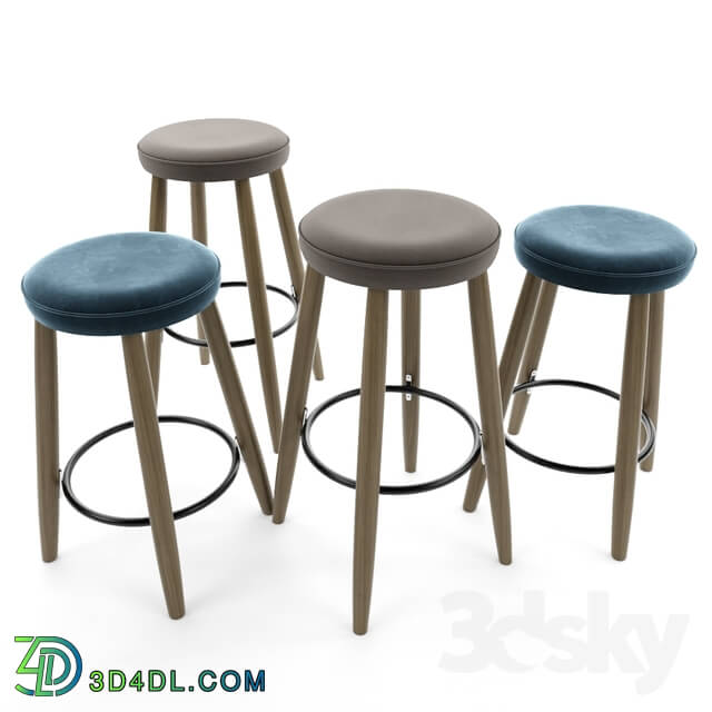 Chair - CH56 Carl Hansen _ Søn Bar Stool _ counter stool