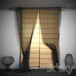 Curtain - Japanese tulle mesh 