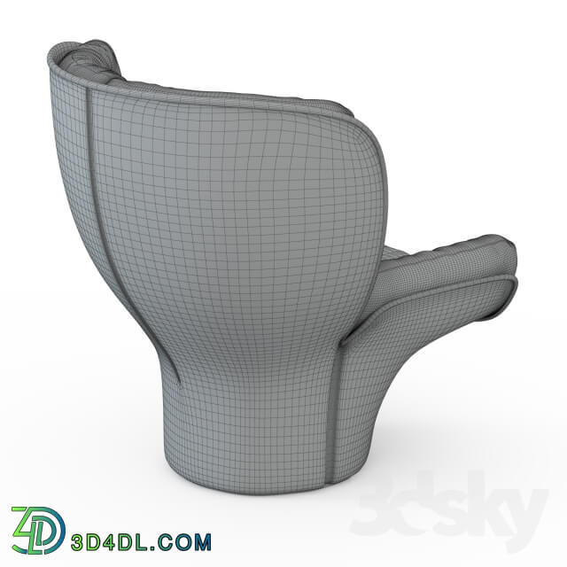 Arm chair - Armchair Elda-Longhi