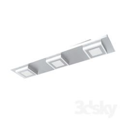 Ceiling light - 94507 LED downlight is present in the ceiling. MASIANO_ 3х3_3W _LED__ 450х100_ aluminum matt _ plastic_ 