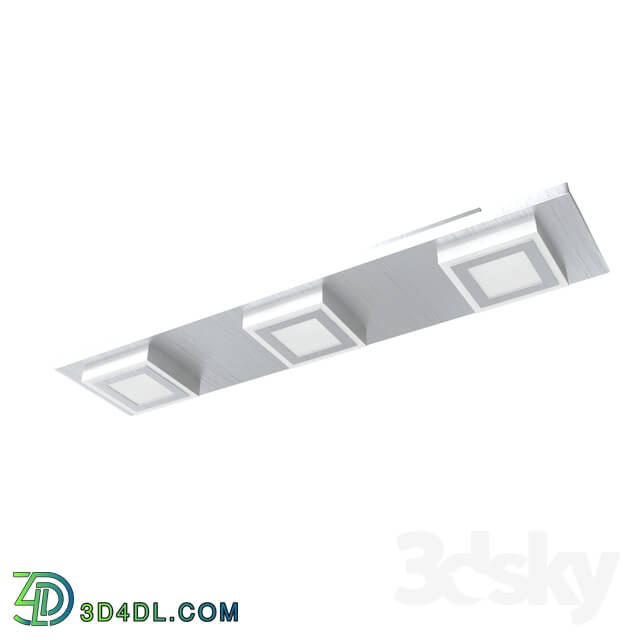 Ceiling light - 94507 LED downlight is present in the ceiling. MASIANO_ 3х3_3W _LED__ 450х100_ aluminum matt _ plastic_