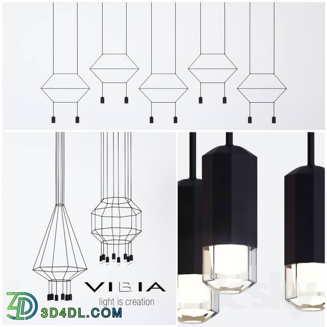 Ceiling light - vibia collection wireflow