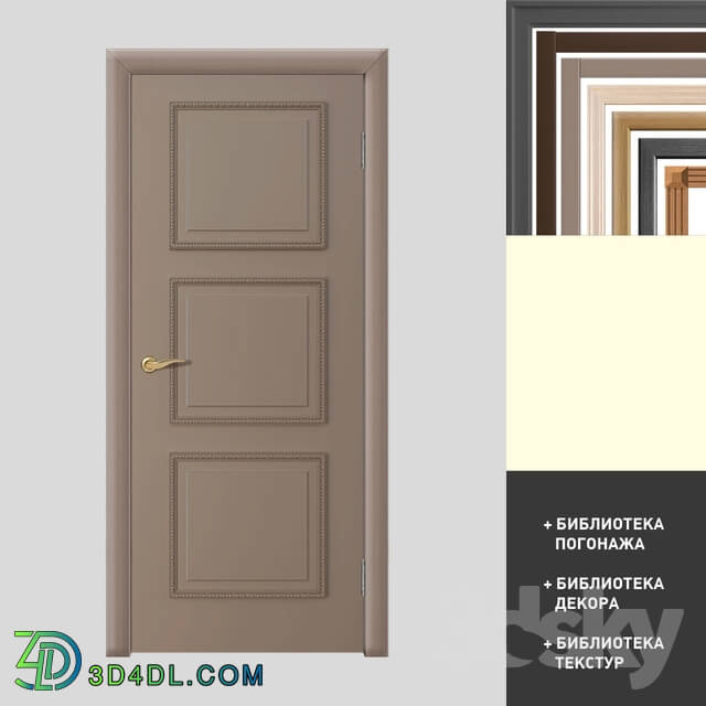 Doors - Alexandrian doors_ model Empire with baguette _Avantage collection_