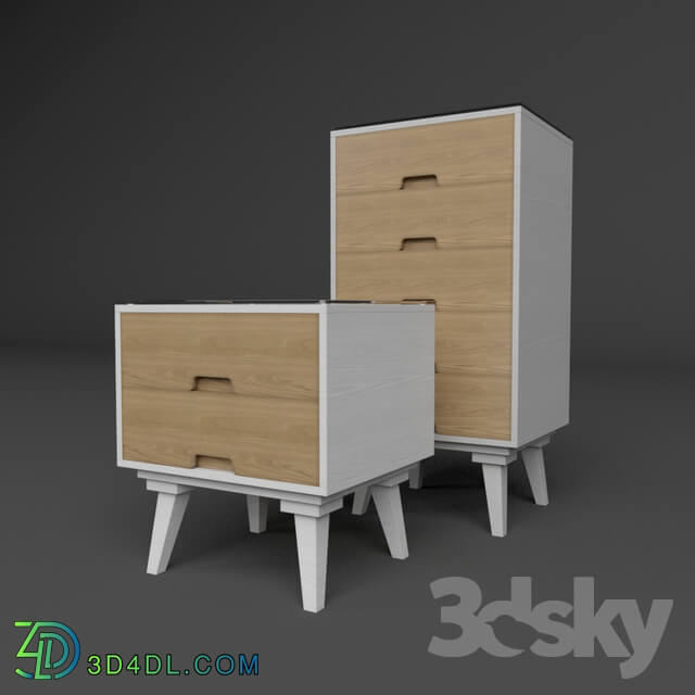 Sideboard _ Chest of drawer - Furniture set TAHA 03