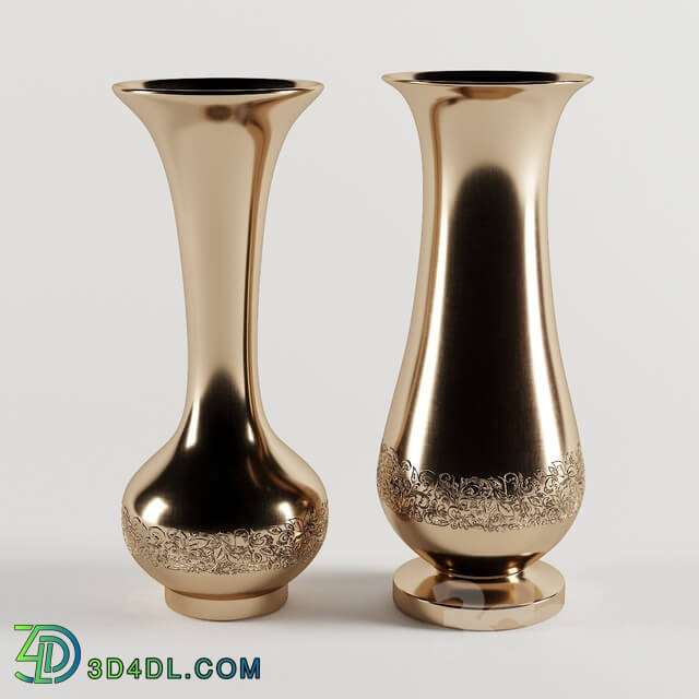 Vase - Vases gold set