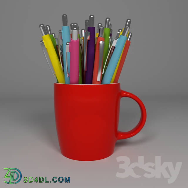 Other decorative objects - stationery mug