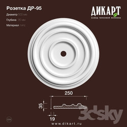 Decorative plaster - www.dikart.ru Dr-95 D500x35mm 7.6.2019 