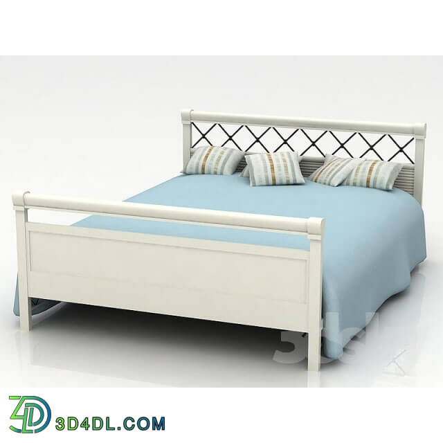 Bed - Bed white classic _from Mr. Doors