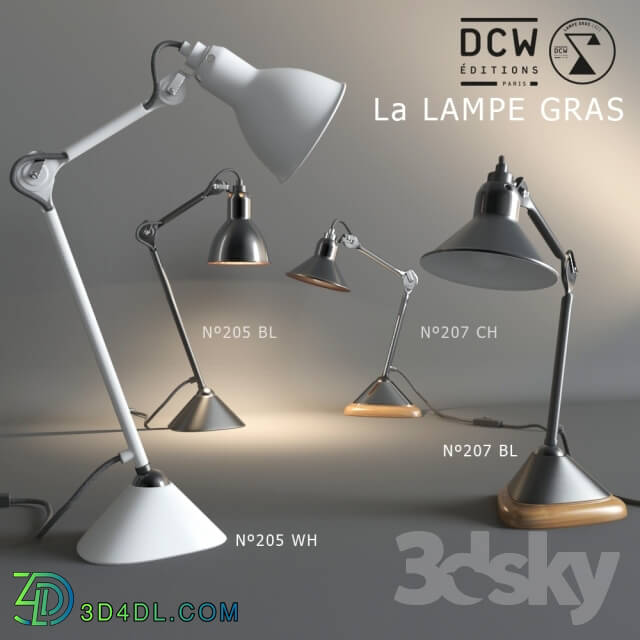 Table lamp - Table light n02 _quot_La Lampe GRAS_quot_