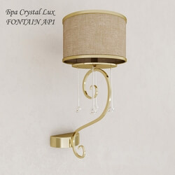 Wall light - Sconce Crystal Lux FONTAIN AP1 