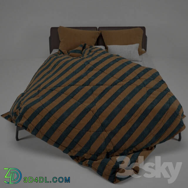 Bed - Factory Cassina. Bed L41 Sled.