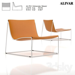 Arm chair - Model of modern Italian factory chair ALIVAR 