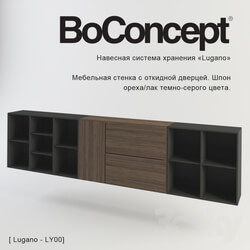 Sideboard _ Chest of drawer - Curtain wall unit BoConcept _quot_Lugano_quot_ 