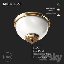 Ceiling light - KUTEK _LIDO_ LID-PL-2 