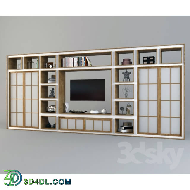 Wardrobe _ Display cabinets - Closet minimalism_ Japan