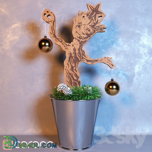 Other decorative objects - Groot _New Year tree_