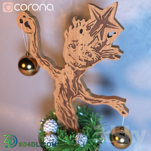 Other decorative objects - Groot _New Year tree_