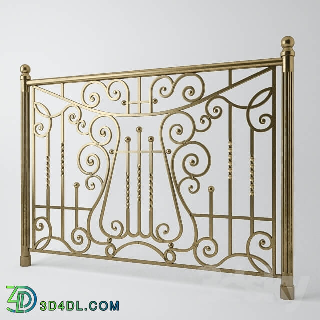 Staircase - Forged railing