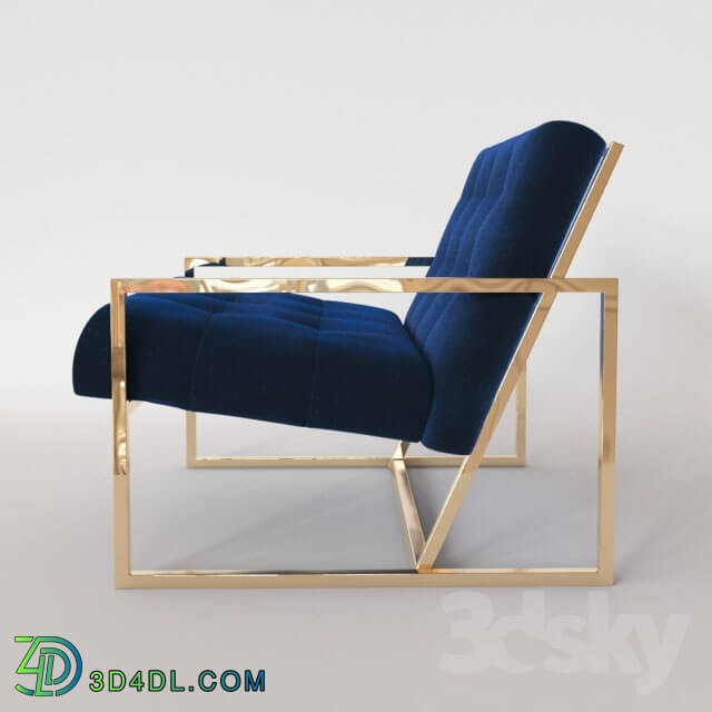 Arm chair - Jonathan Adler Goldfinger armchair