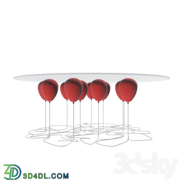 Table - The table on balloons