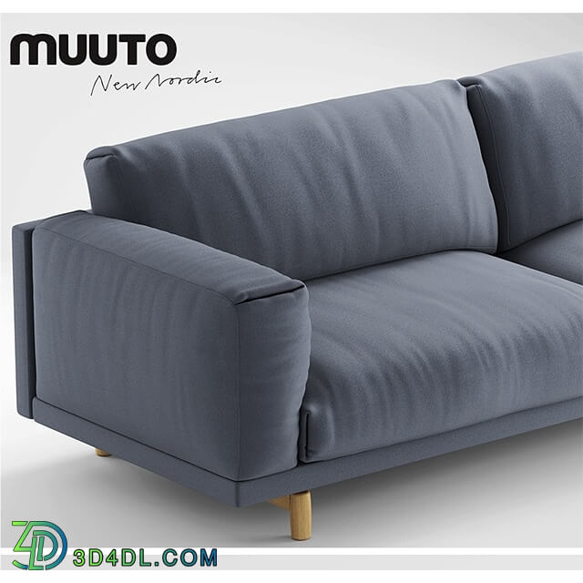 Sofa - Muuto rest Sofa 3 seater sofa