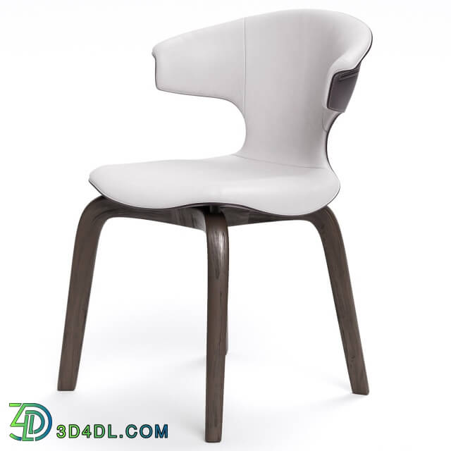 Table _ Chair - Poltrona Frau Montera Armchair and Fred desk