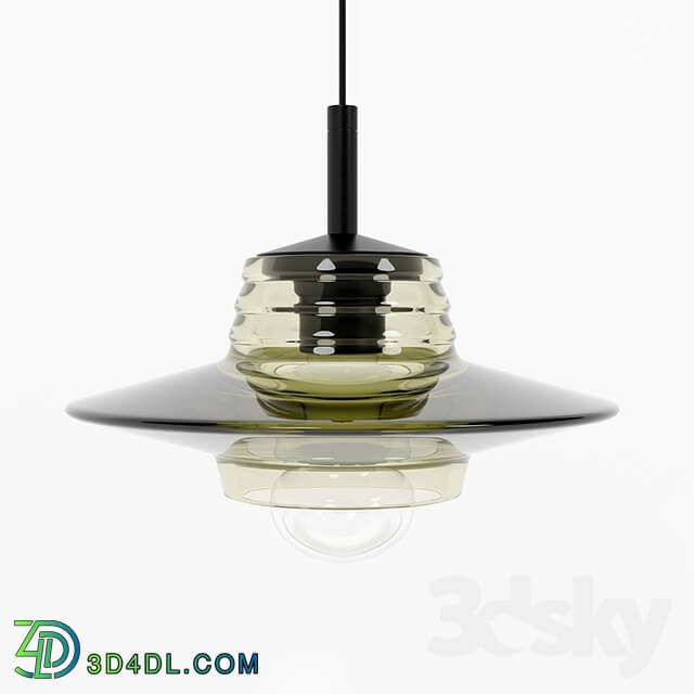 Ceiling light - Pressed Glass Light