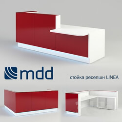Office furniture - Reception desk LINEA_ MDD 