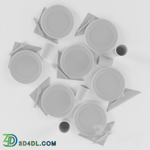 Tableware - Decor interior pack 007