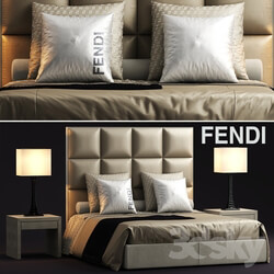 Bed - Bed fendi casa diamante 