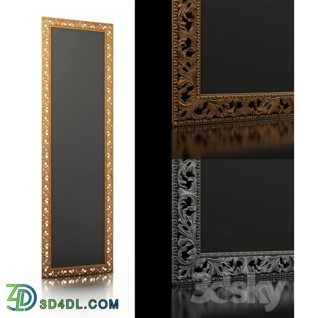Mirror - Carved frame
