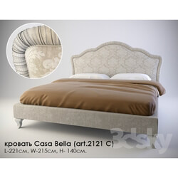 Bed - bed Giorgiocasa Casa Bella _art.2121 C_ 