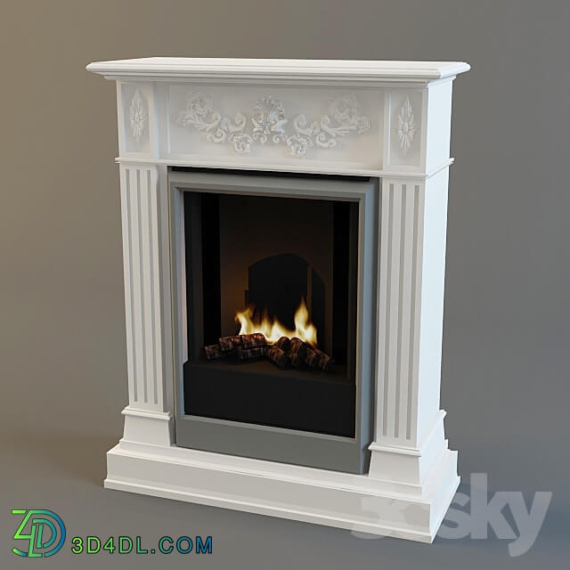 Fireplace - Adelaide Dimplex fireplace marble