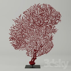 Other decorative objects - Red Gorgonaria Decoration 