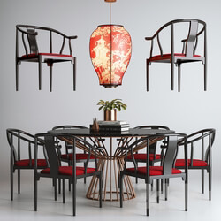 Table _ Chair - Asian Set 01 