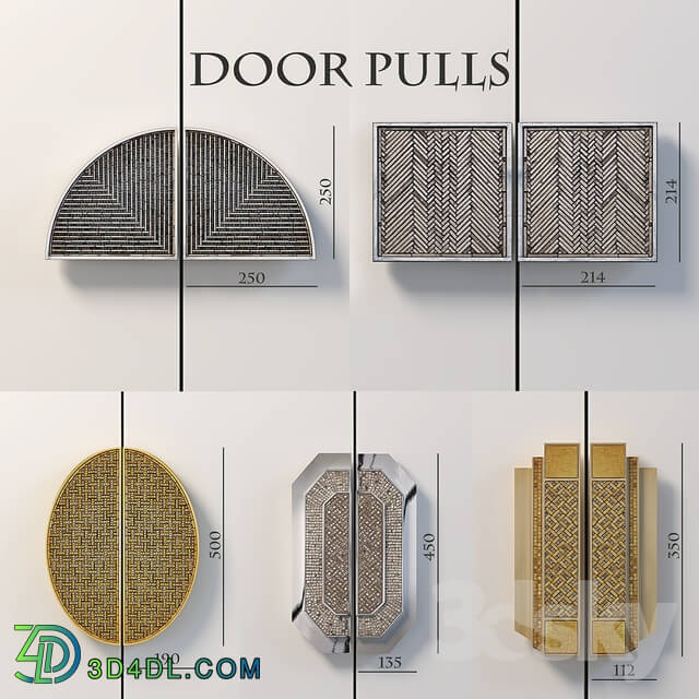 Doors - door pulls sicis 5 items