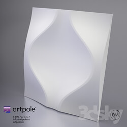 3D panel - 3d plaster panel Soul of Artpole 