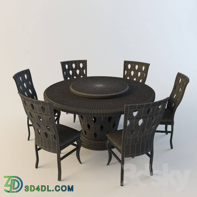 Table _ Chair - Dining group EVANA