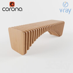 Other - wooden bench 