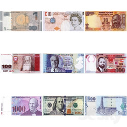 Miscellaneous - countries money 