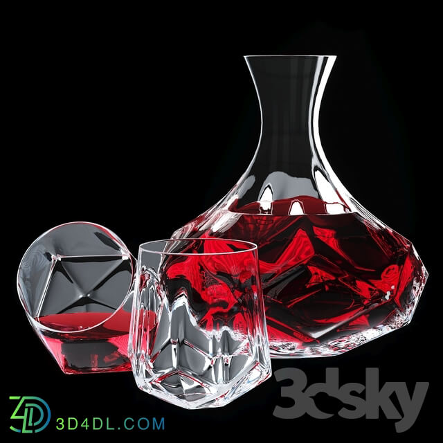 Tableware - Faceted VISKI Crystal