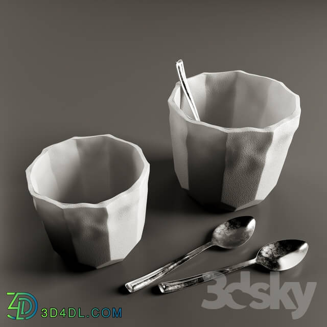 Tableware - Glasses And Spoons