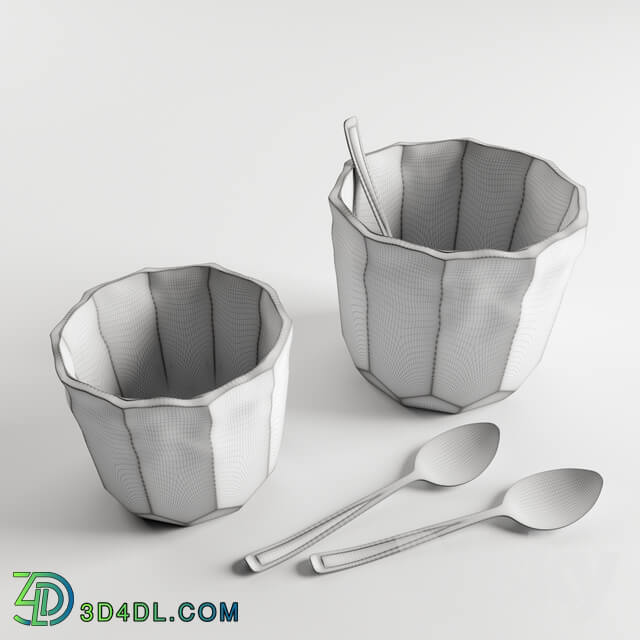 Tableware - Glasses And Spoons