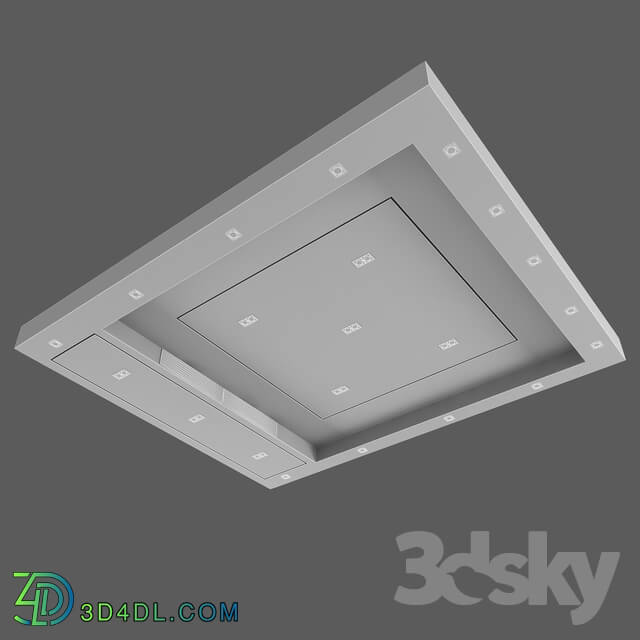 Other decorative objects - Ceiling with spot lightand air condition