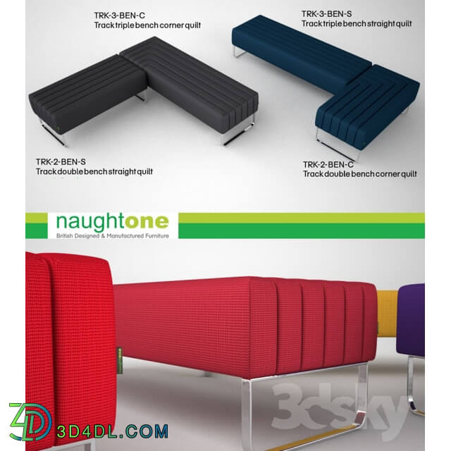 Other soft seating - Naughtone Track Bench