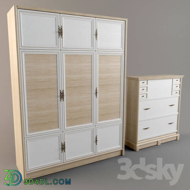 Wardrobe _ Display cabinets - ARCA wardrobe and chest of drawers