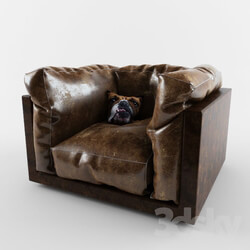Arm chair - Leather armchair 