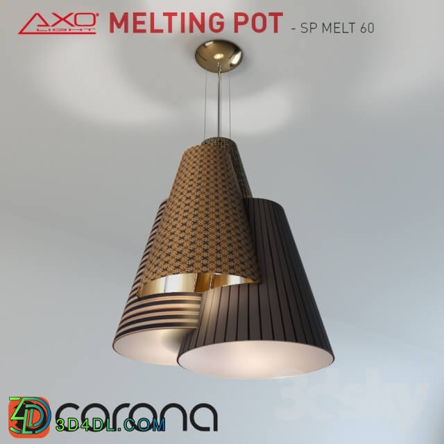 Ceiling light - Axo light MELTING POT 60