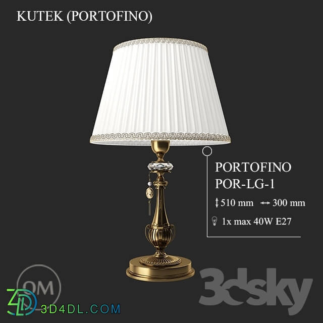 Table lamp - KUTEK _PORTOFINO_ POR-LG-1
