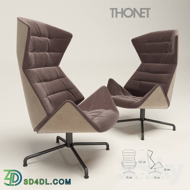 Arm chair - Thonet _ Lounge chair 808